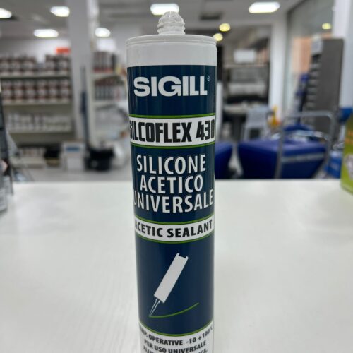 SIGILL SILCOFLEX 430 SILICONE TRASPARENTE ACETICO 280ML