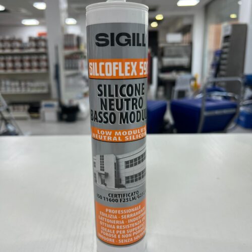 SIGILL SILCOFLEX 590 SILICONE TRASPARENTE NEUTRO 300ML